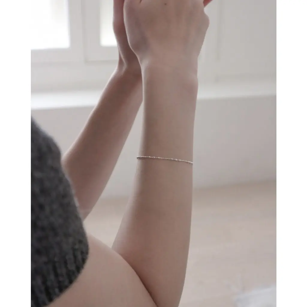 925純銀手鍊 em925純銀┃手鍊┃點點珠鍊手鍊